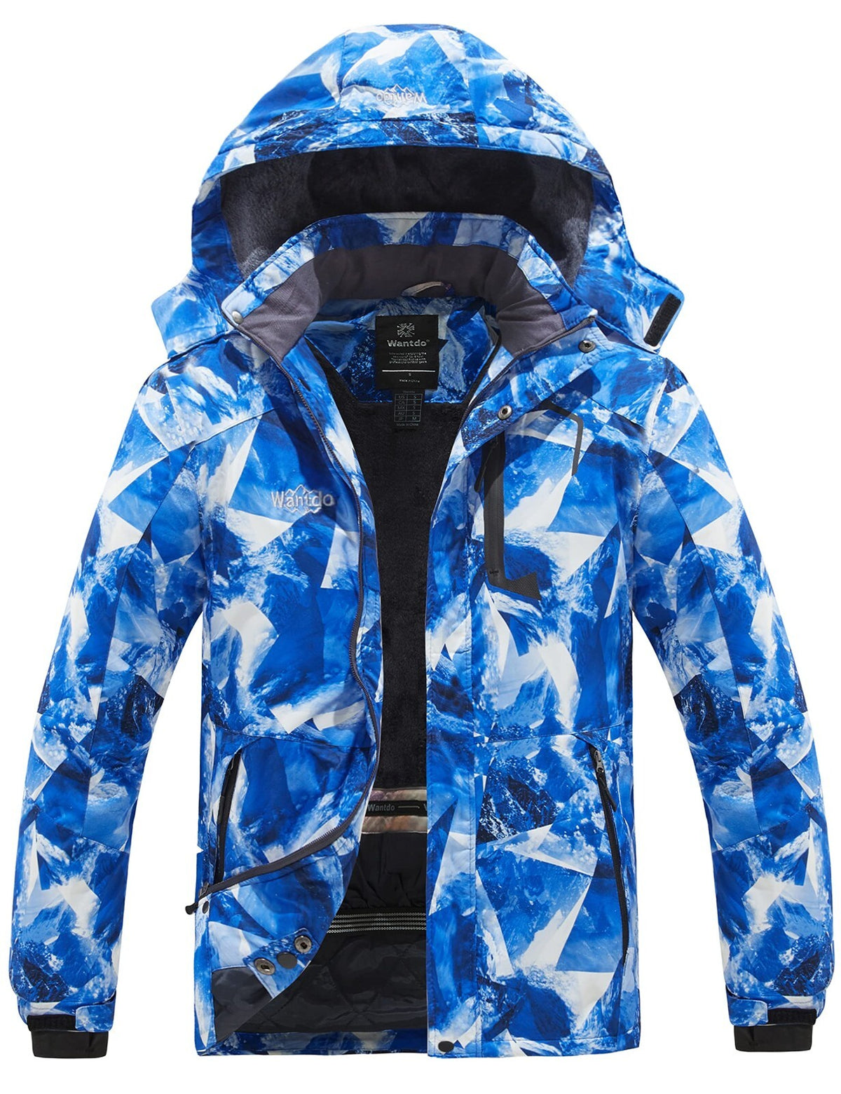 Men's Waterproof Winter Jacket - Warm Ski & Snowboarding Coat with Hood