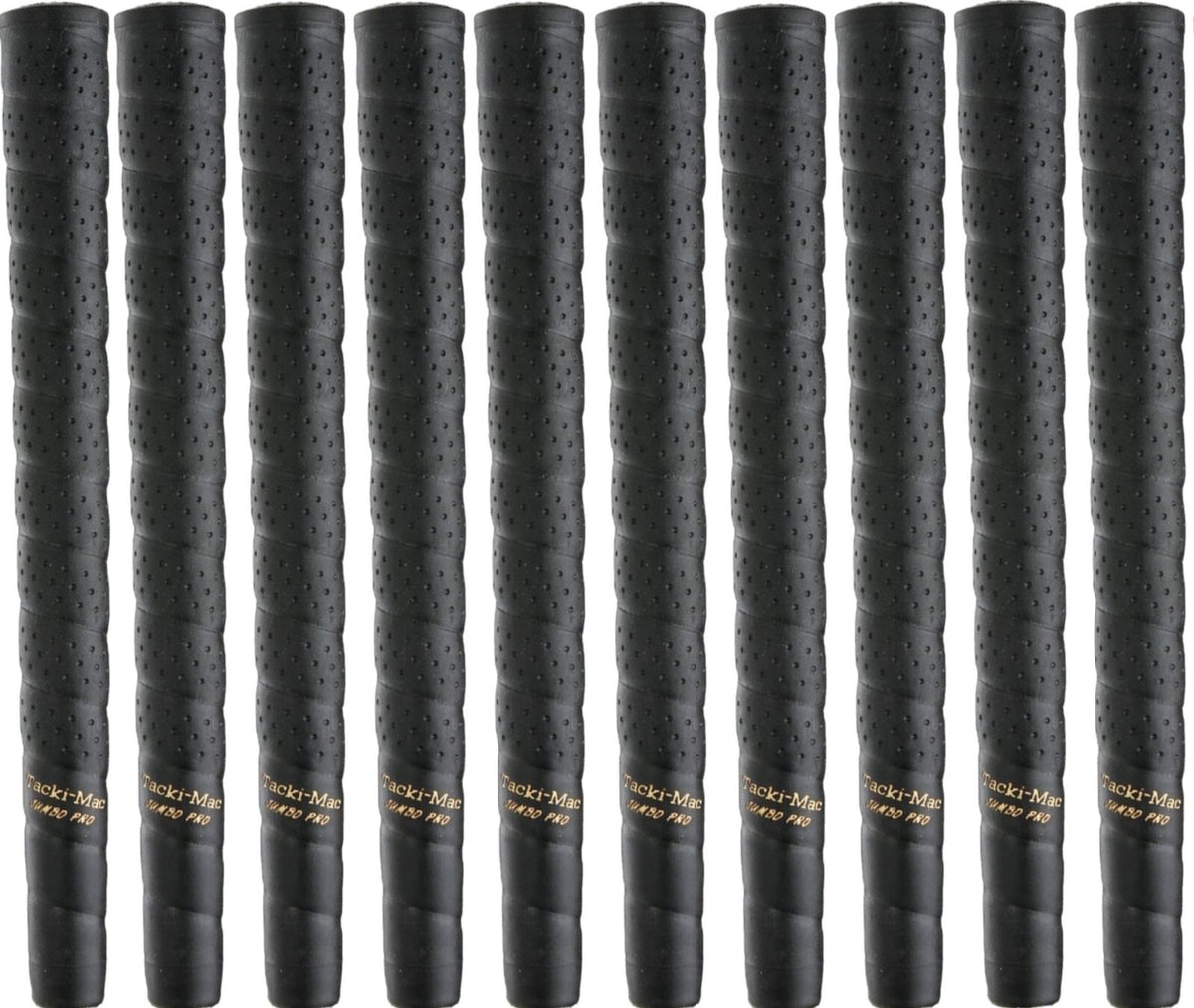 Perforated Golf Grips Bundle Set - Standard Midsize Jumbo - Stable, Comfortable Fit