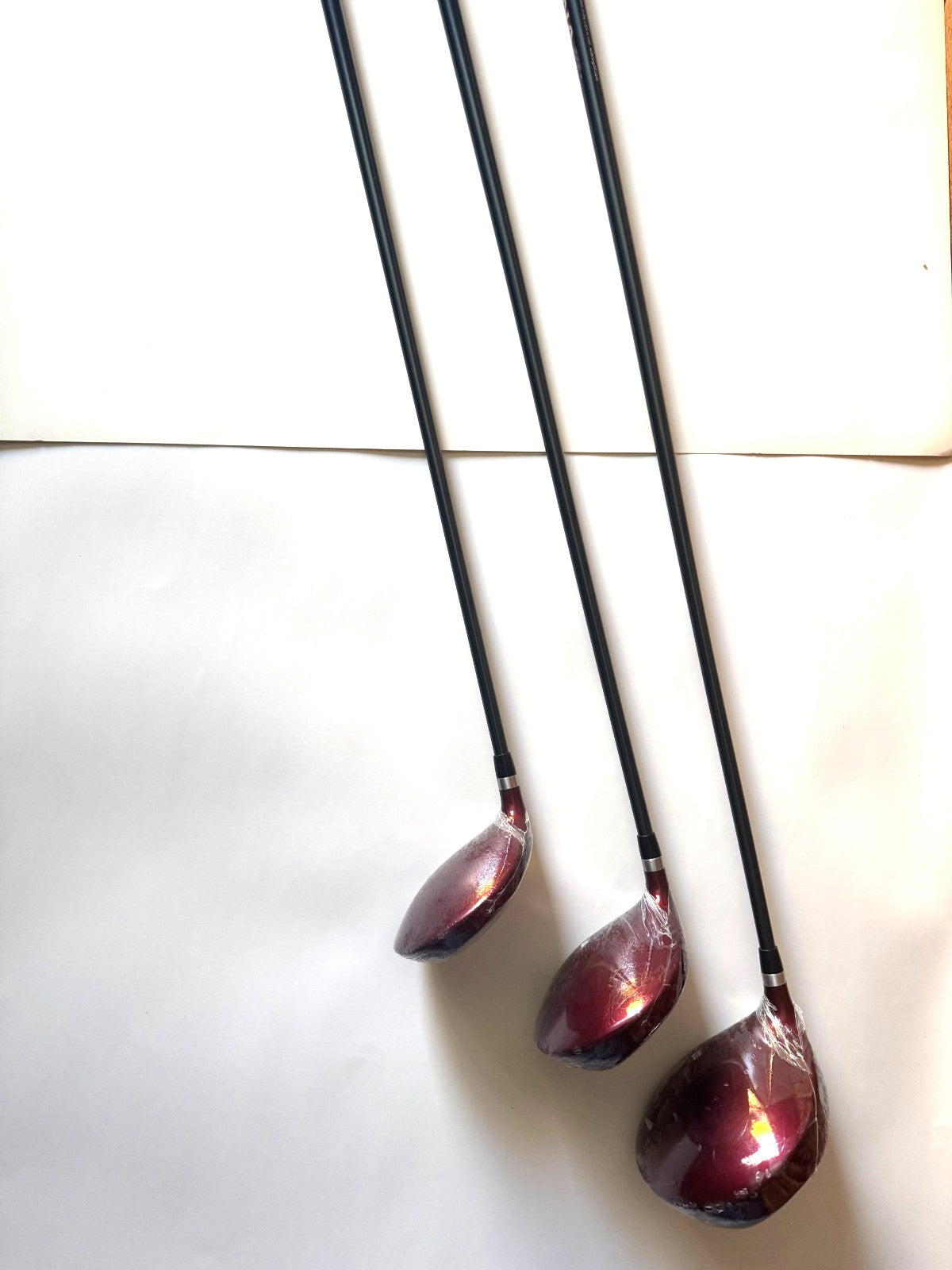 Wilson Dyna Balance Titanium Driver Golf Club Men's Flex Red LH - 3 Pack