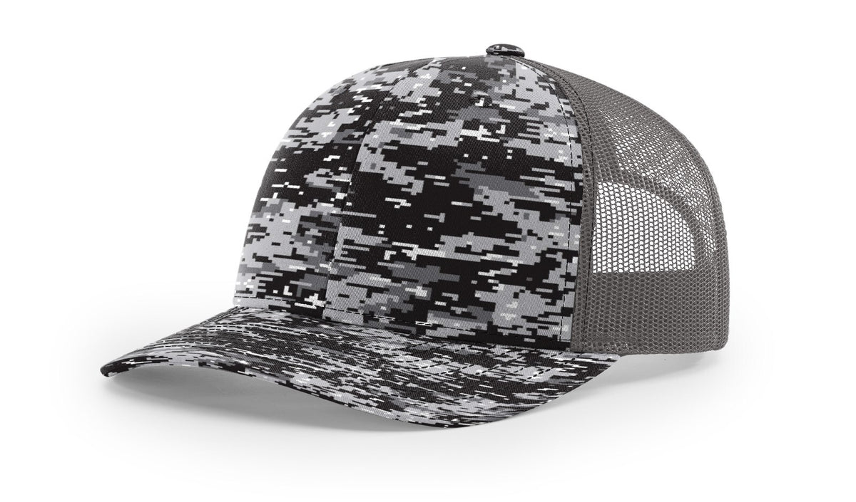 Richardson Camo Trucker Hat Adjustable Snapback Cap Multiple Colors