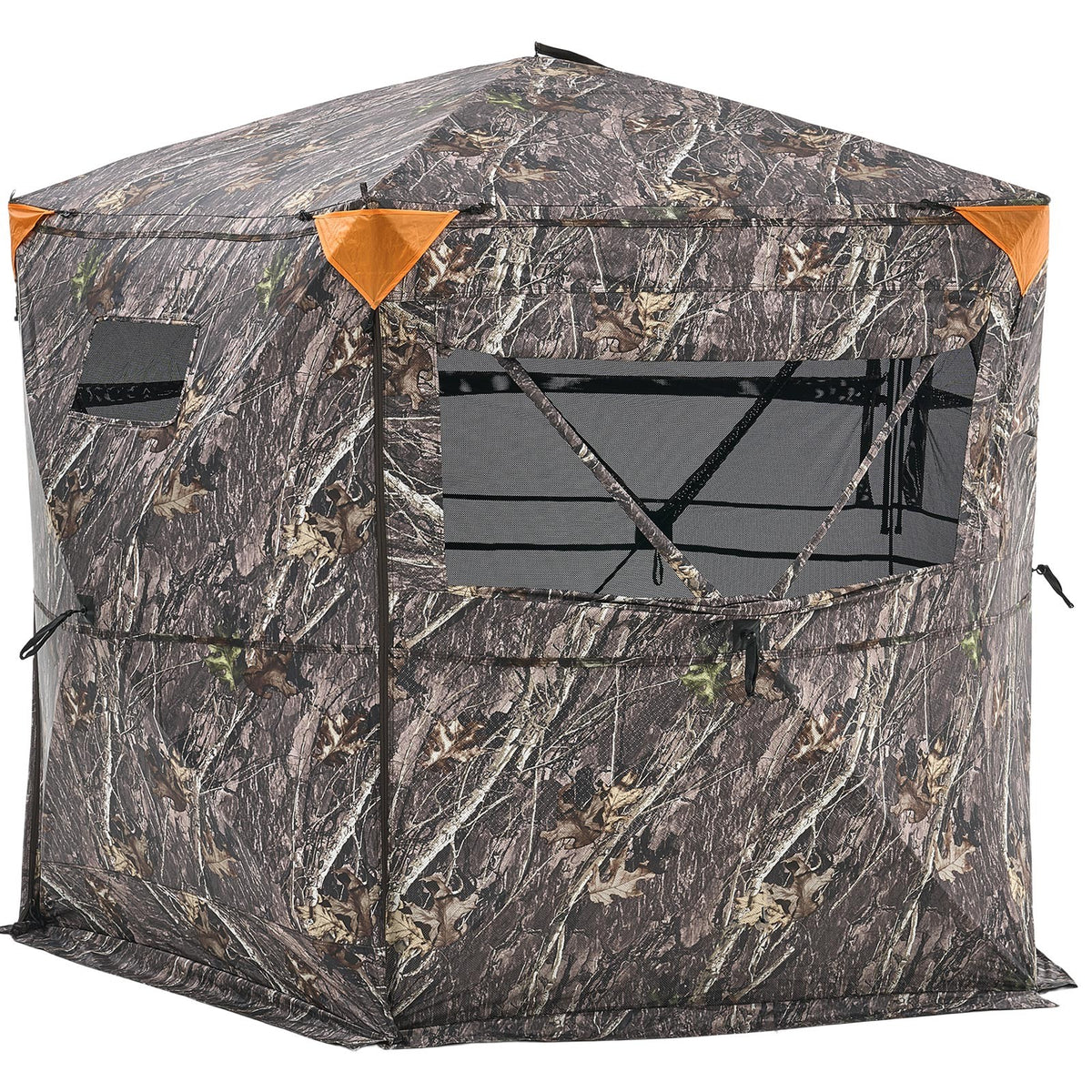 Portable Hunting Blind for 6-7 People with Carry Bag - Weather-Resistant & Quiet Design
