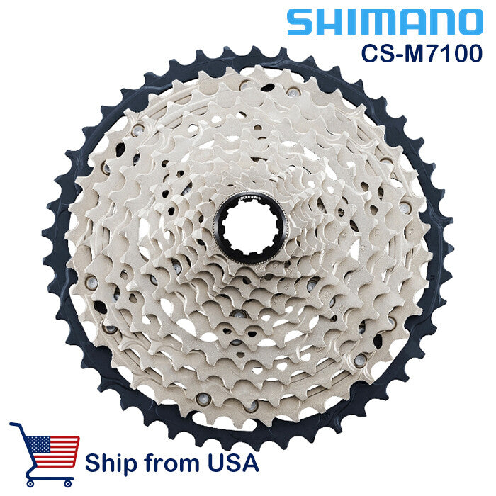 Shimano SLX CS-M7100 12-Speed Micro-Spline Bicycle Cassette 10-45T Black/Silver
