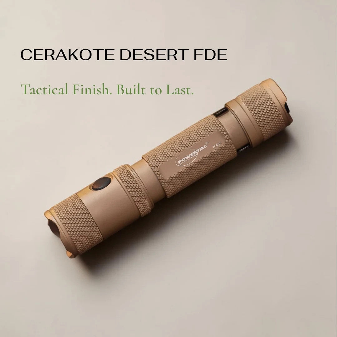 Rechargeable LED Flashlight 2030 Lumens Compact EDC Tactical Light