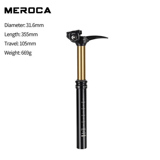 Mountain Bike Seatpost - Multiple Sizes MTB Bicycle Dropper Seat Post