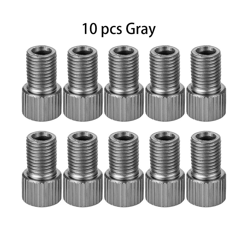 10 Color Presta to Schrader Valve Stem Adapter for Bicycle Tires