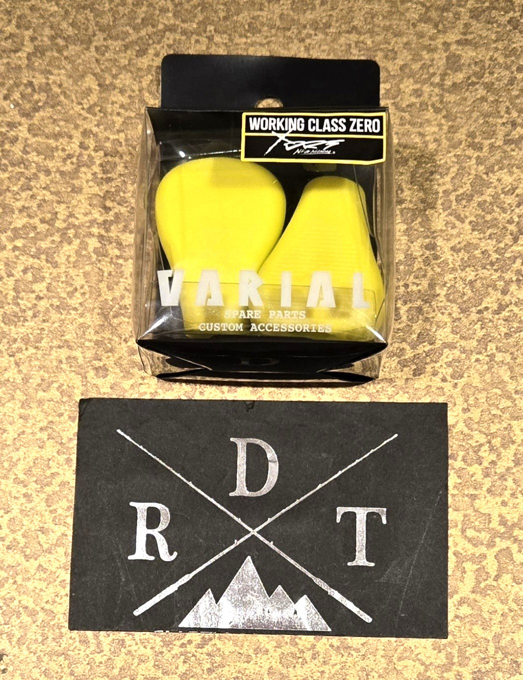 Varial Flat Knob GP Yellow for DRT X Working Class Zero Collaboration