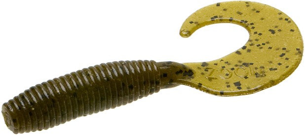 Fishing Soft Plastic Baits - 3 Inch Curly Tail Grubs 10 Pack for Bass & Panfish
