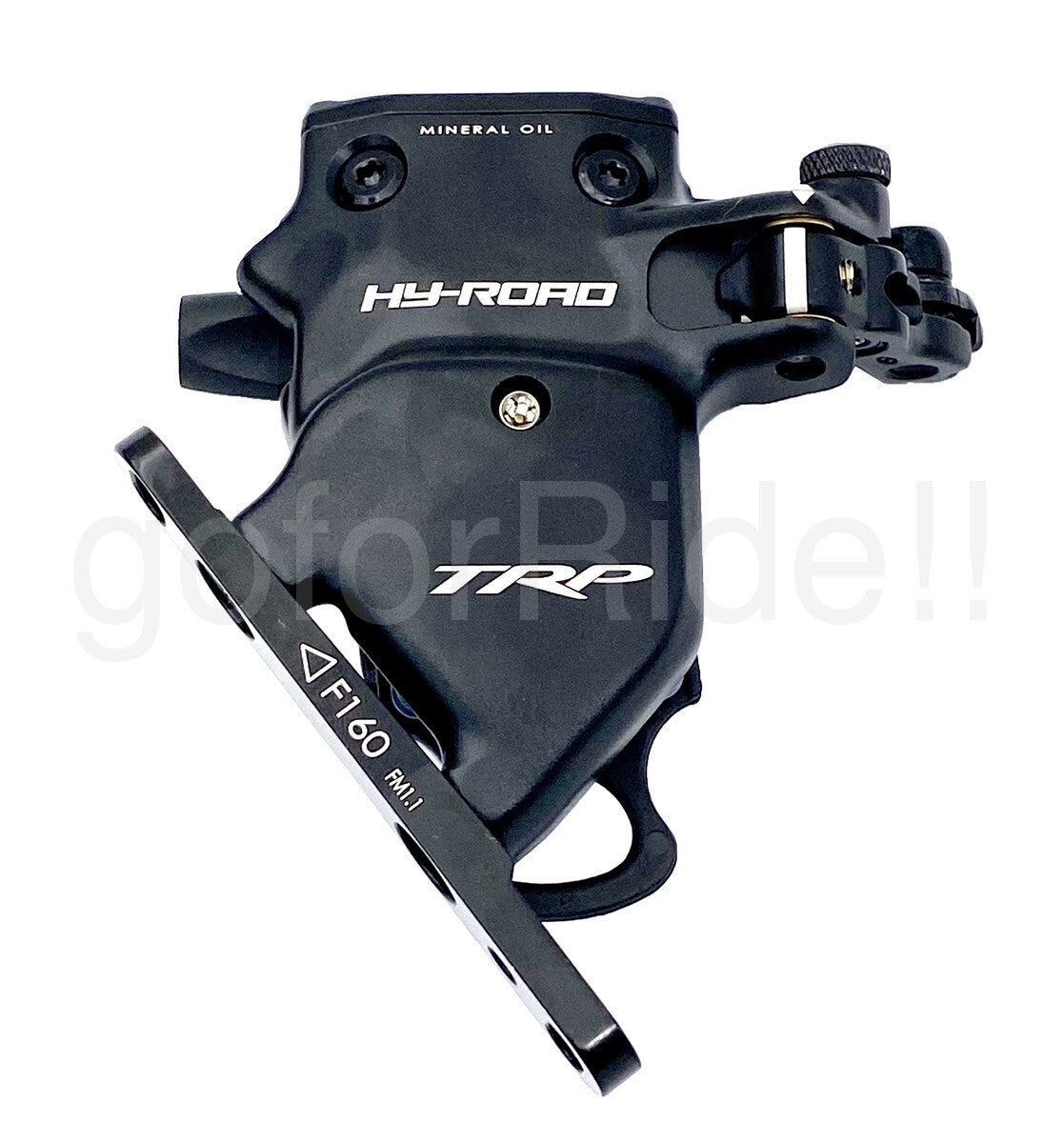 Hydraulic Disc Brake Calipers 160mm Flat Mount Front & Rear Black