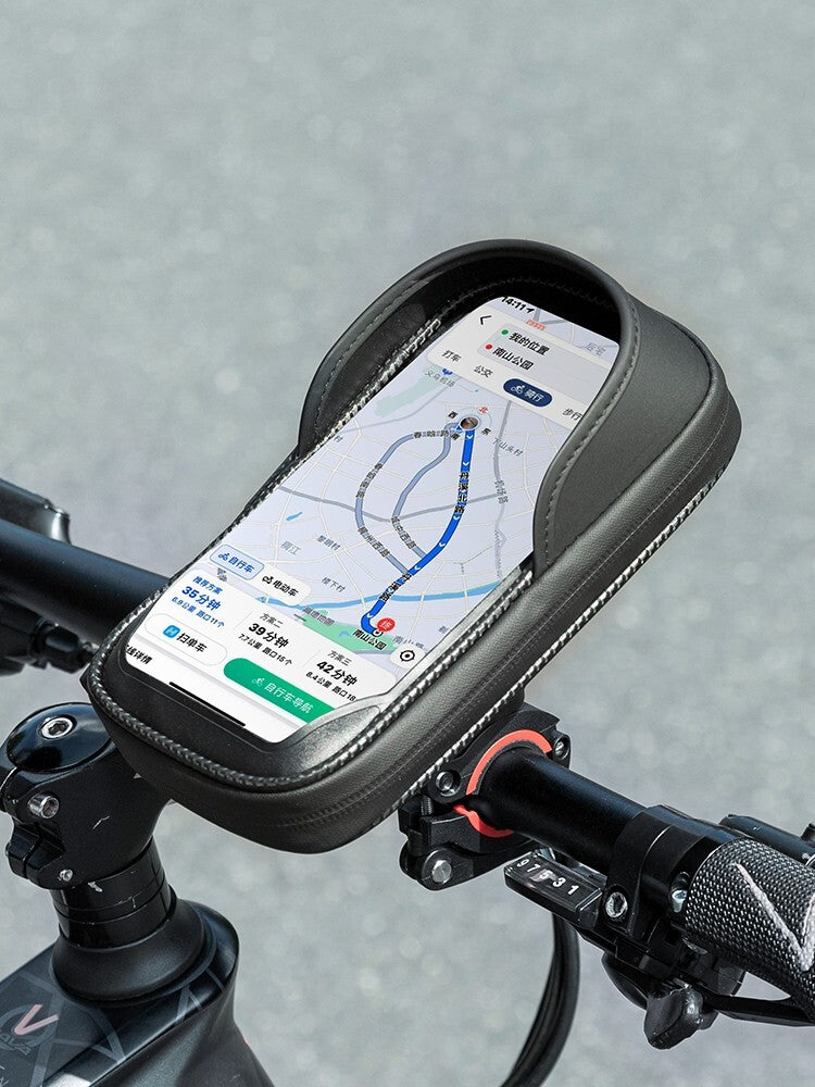 Waterproof Bike Phone Mount Handlebar Holder for Motorcycle & Bicycle