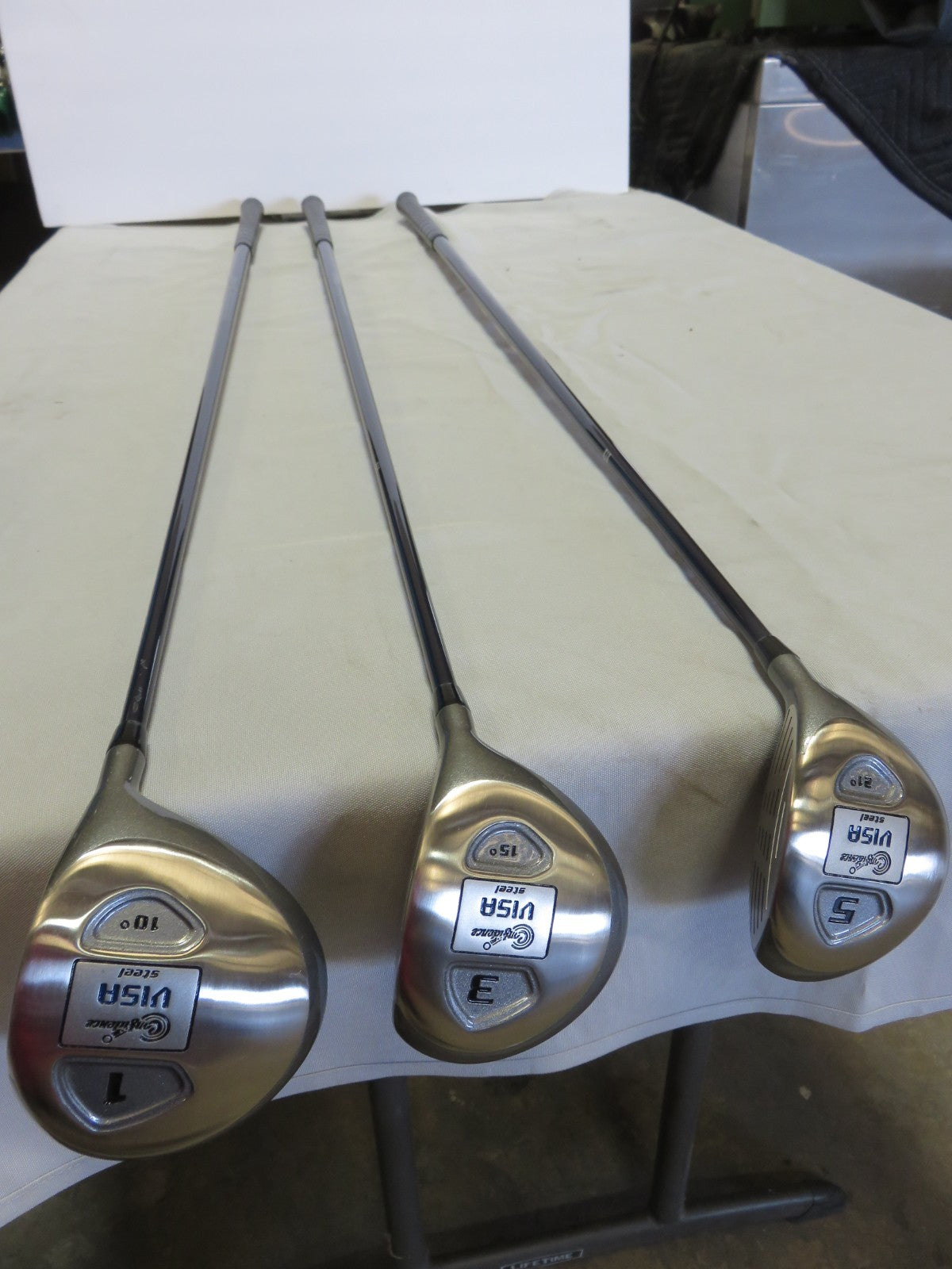 Golf Driver Set 1, 3, 5 Steel Shaft Right Handed Stiff Flex New