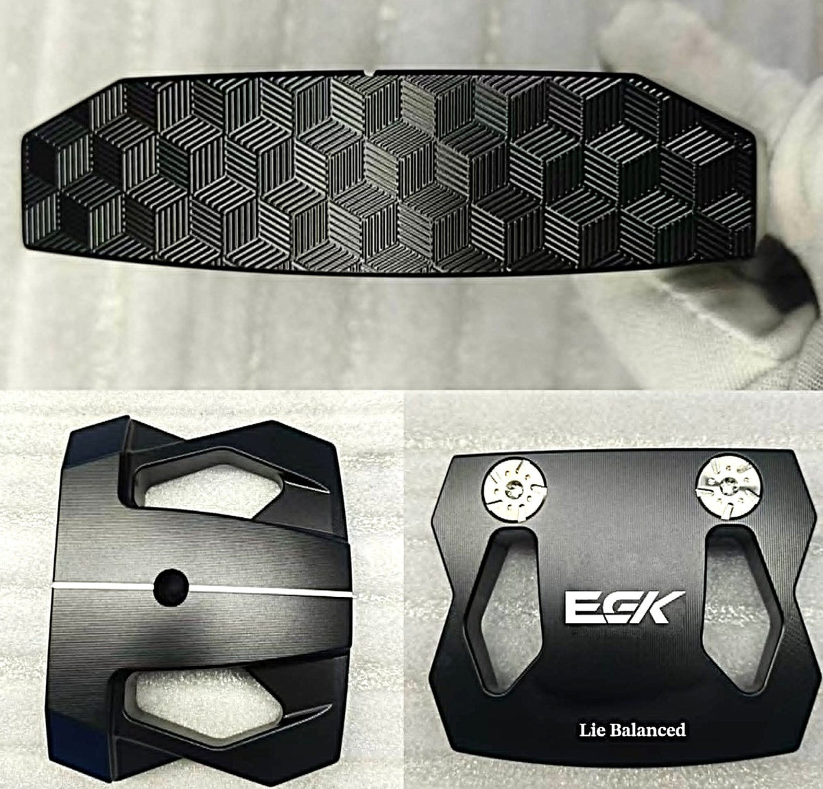 Left Hand Golf Putter Head - Balanced CNC Face & 400g Aluminum Head