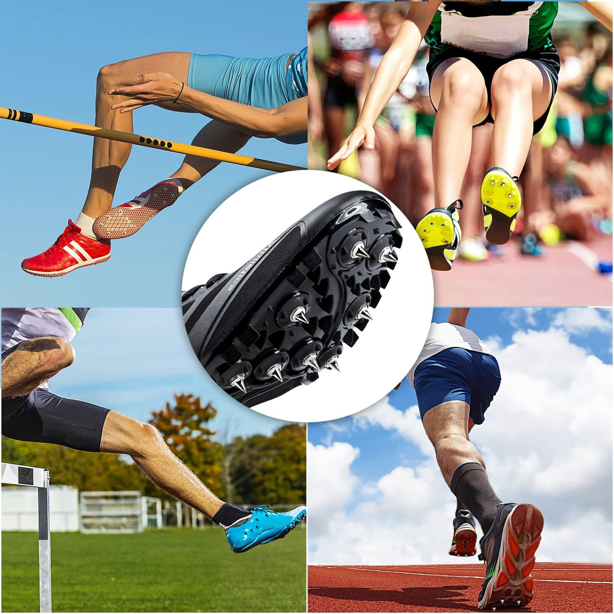120Pcs 1/4 Inch Replacement Spike Set for Track and Cross Country Running Shoes