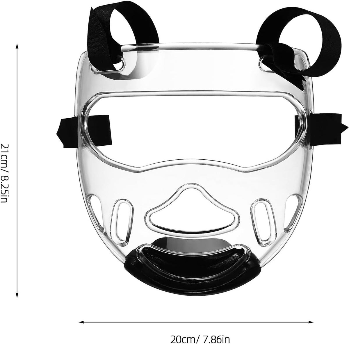 Kids Taekwondo Sparring Face Mask - Clear Protective Gear for Martial Arts