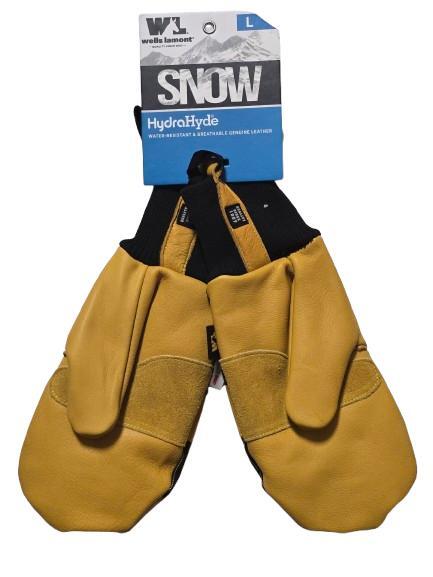 Waterproof Ski Mittens with Thinsulate Insulation and HydraHyde Leather