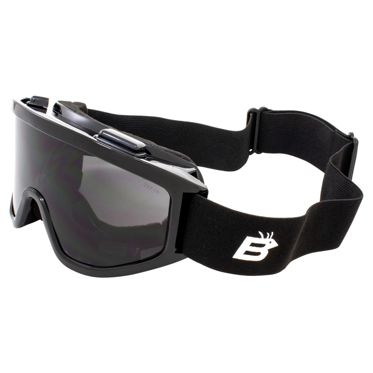 Vulture Goggles with Smoke Polycarbonate Lenses Anti-Fog Ski ATV Eyewear