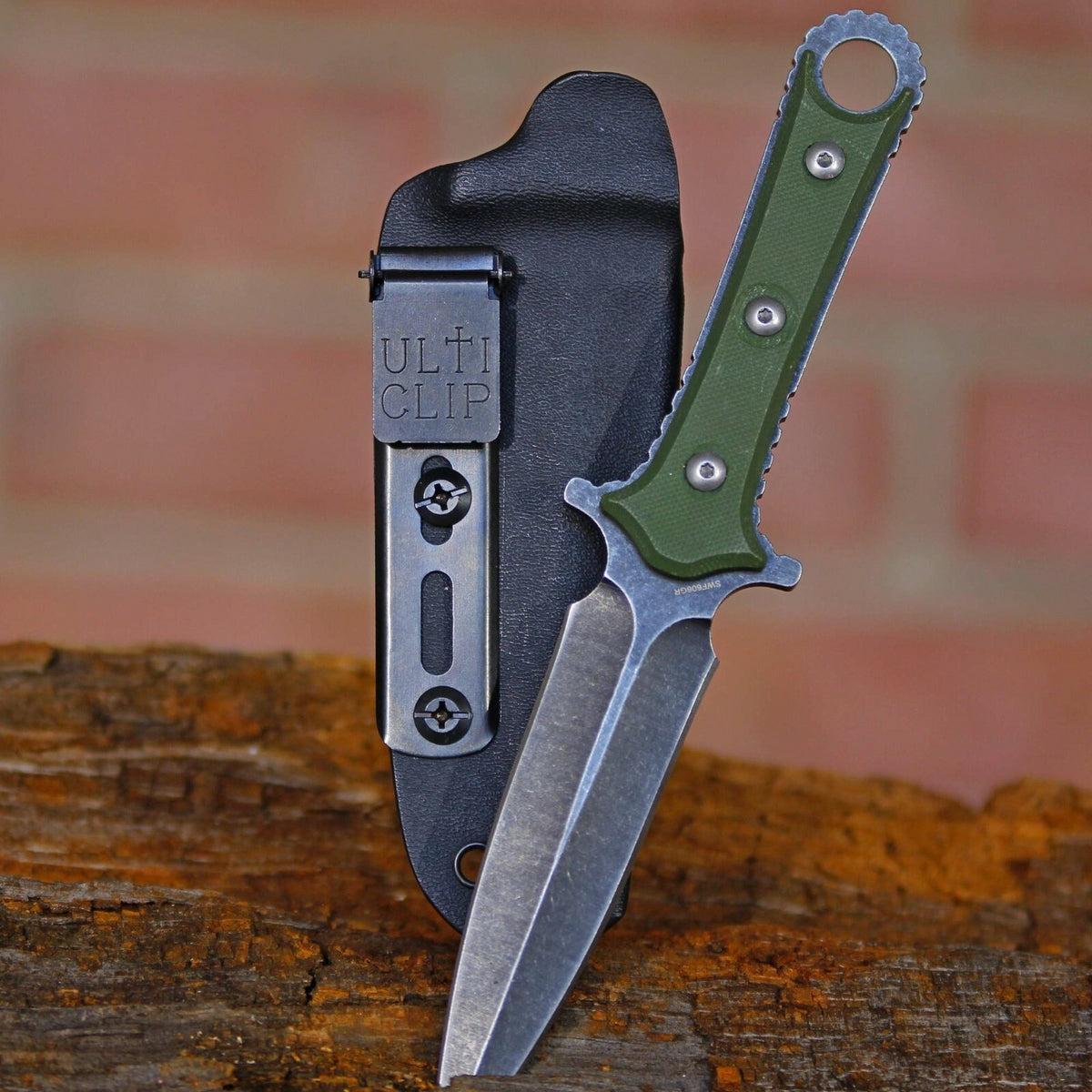 Ulticlip 3+ Belt-Less Holster Clip - Secure, Corrosion-Resistant, Multi-Hole Mounting