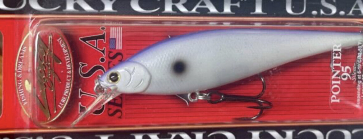 Silent Suspending Jerkbait 95SP for Freshwater Fishing 3.75 Inch 1/2 oz