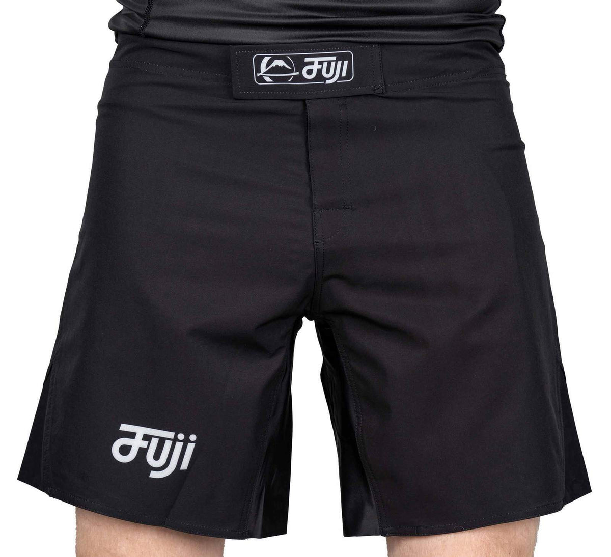 Grappling Fight Board Shorts for MMA BJJ No Gi Competition - Black