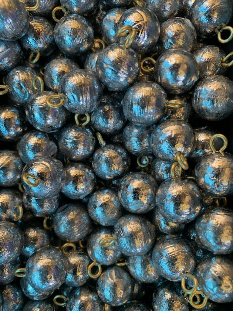 5lb Cannon Ball Sinkers for Fishing, 3/4oz Round Lead