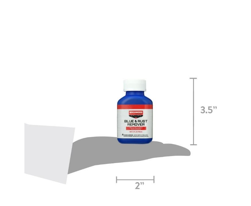 Rust and Blue Remover Liquid - 3 fl oz Bottle for Guns & Tools