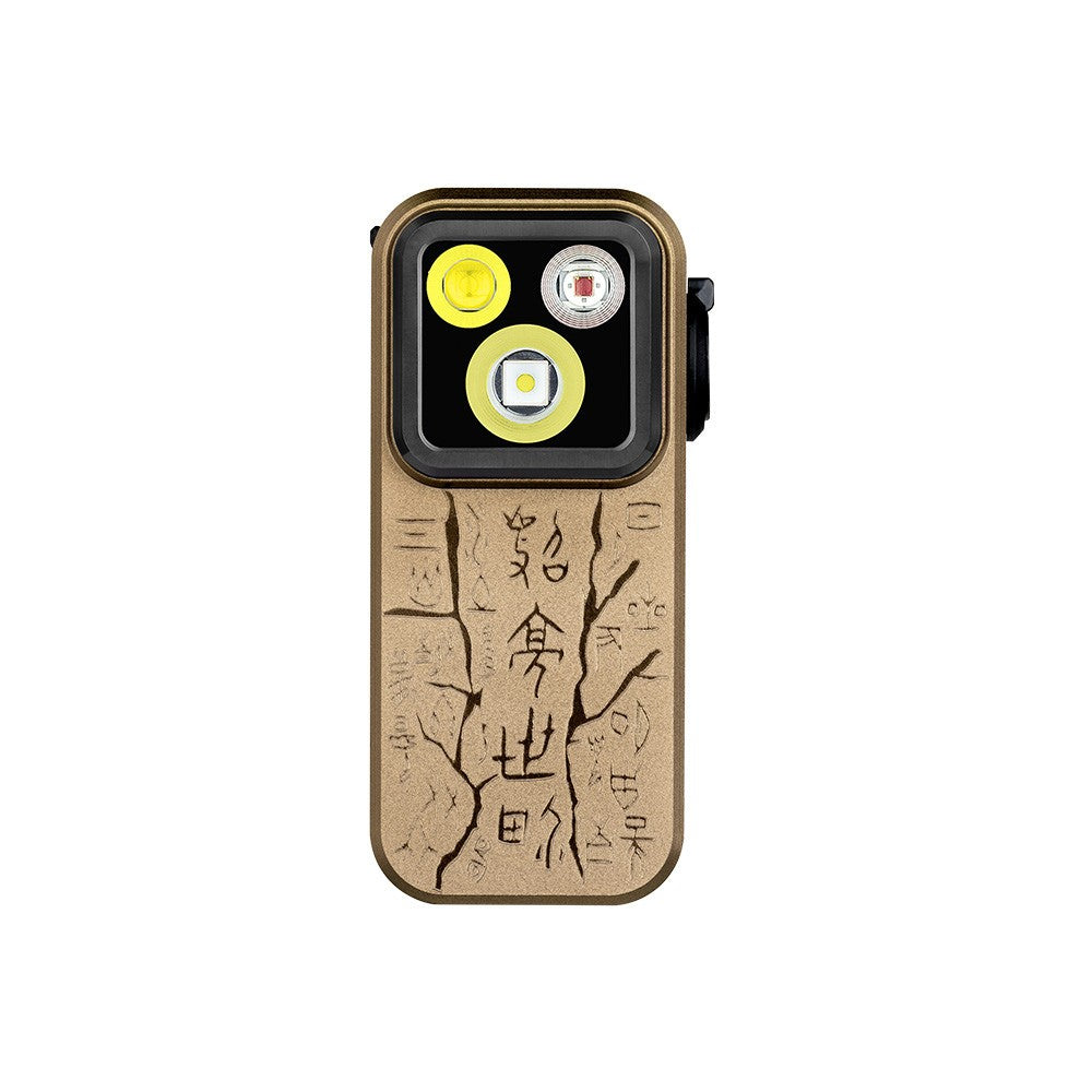 Olight Oclip Pro Clip-On Flashlight with Floodlight, Spotlight & Red Light - 500 Lumens