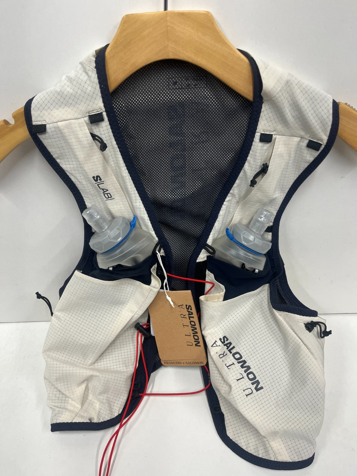 Salomon S/Lab Ultra 10 Hydration Vest with Flasks Unisex Outdoor Running Backpack