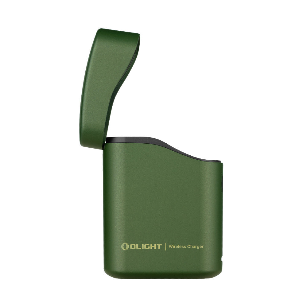 Rechargeable LED Flashlight with Charging Case - 1300 Lumens, OD Green