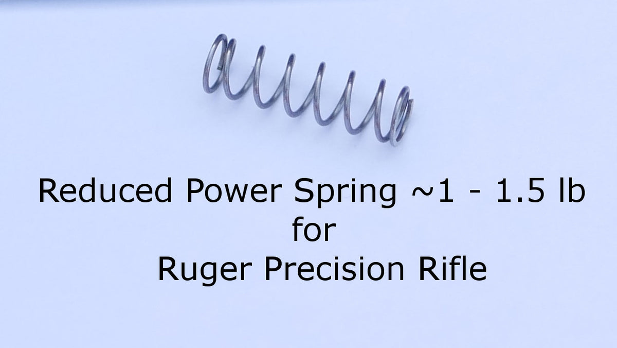 Reduced Power Trigger Spring for Ruger Precision Rifle 1-1.5 lb - Target & Precision Upgrade