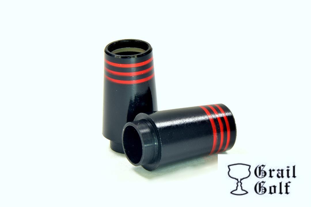 Golf Ferrules Ultra Premium Black Collared Taper Tip Set - .560 OD