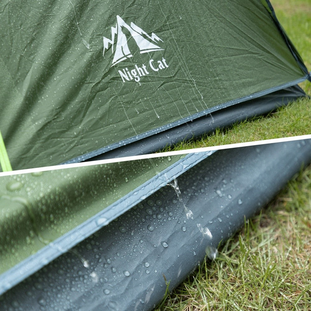 2 Person Waterproof Camping Tent with Rainfly for Hiking & Backpacking