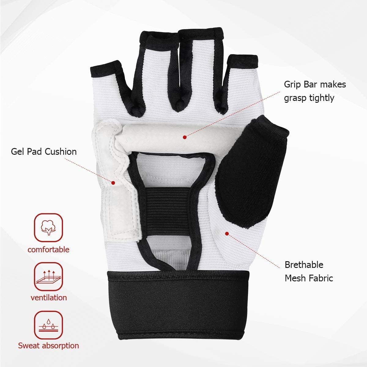 Boxing & MMA Sparring Gloves for Martial Arts Training - Punch Bag Gloves