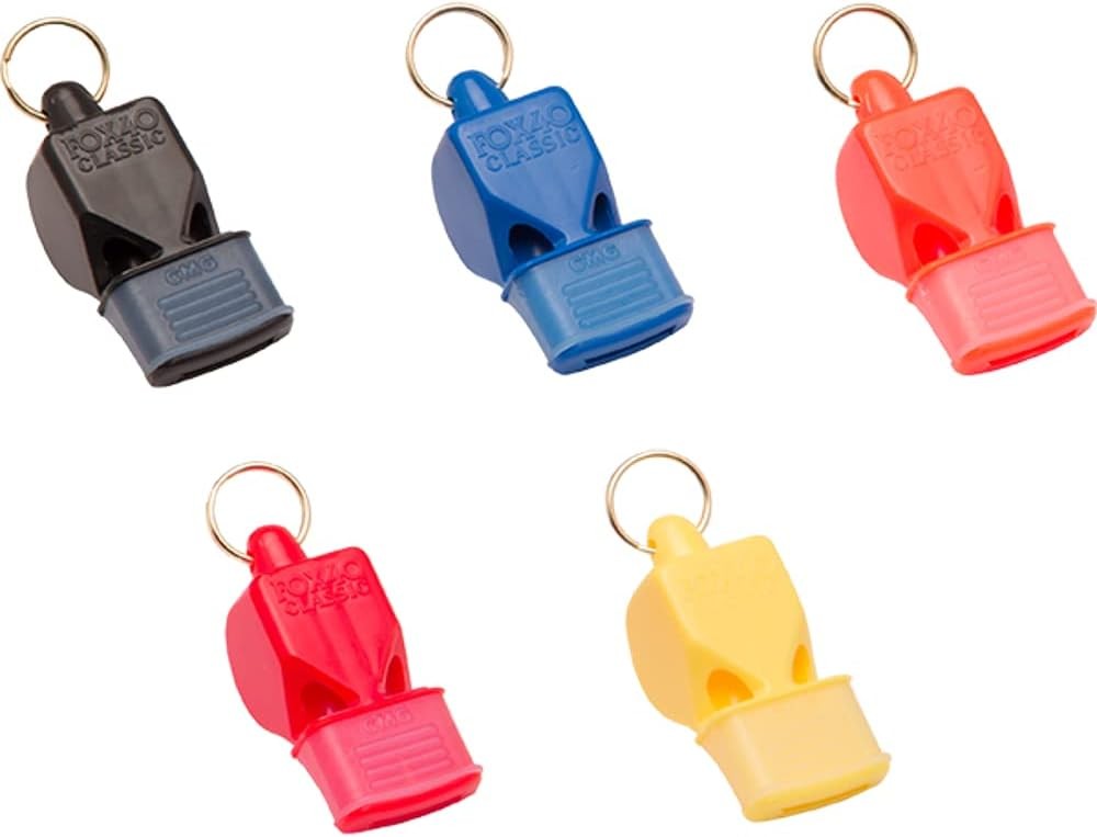 Pink Sport & Safety Whistle with Lanyard - 115dB, 3-Chamber, Pealess