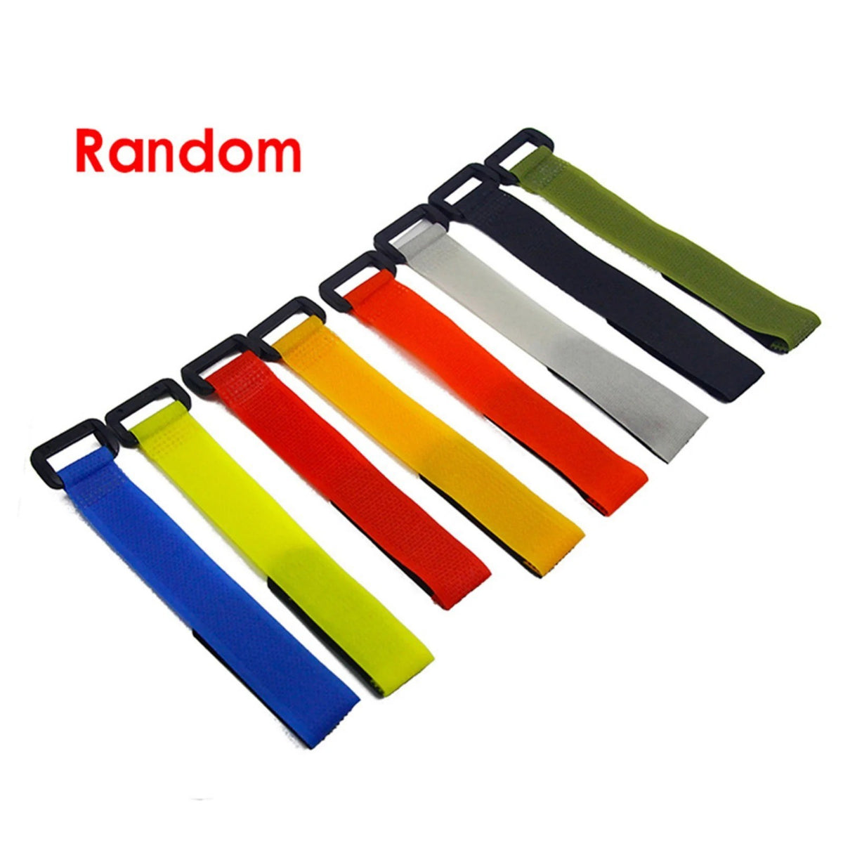 10-Pack Adjustable Fishing Rod Tie Straps for Organized Storage