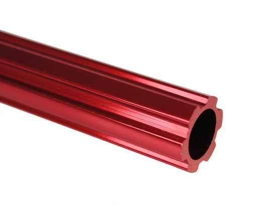 Aluminum Alloy BMX Bicycle Seat Post 22.2mm 450mm - Old School Style, Red Anodized