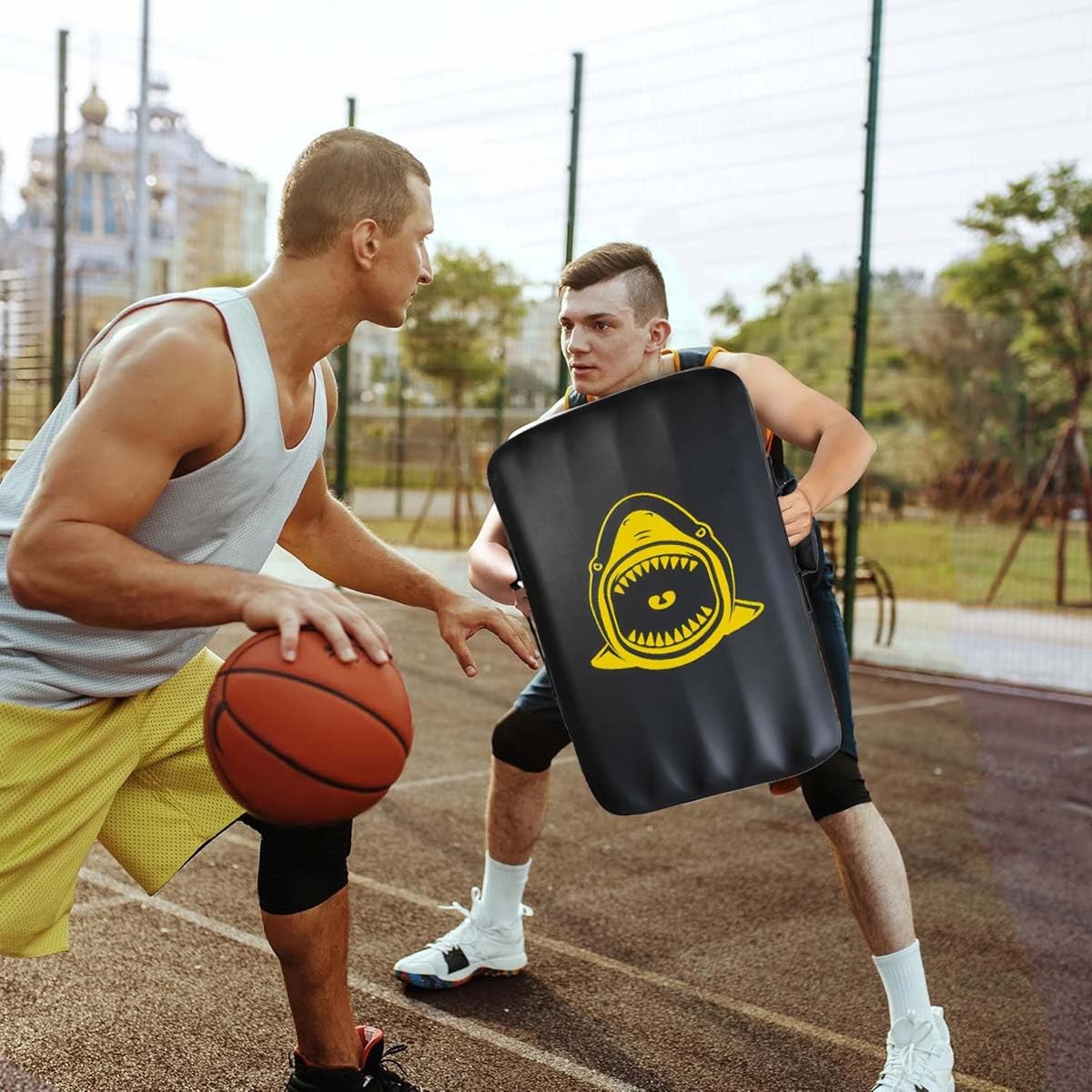 Inflatable Boxing Strike Pads Training Football Pad - Large Color Boxing Gear