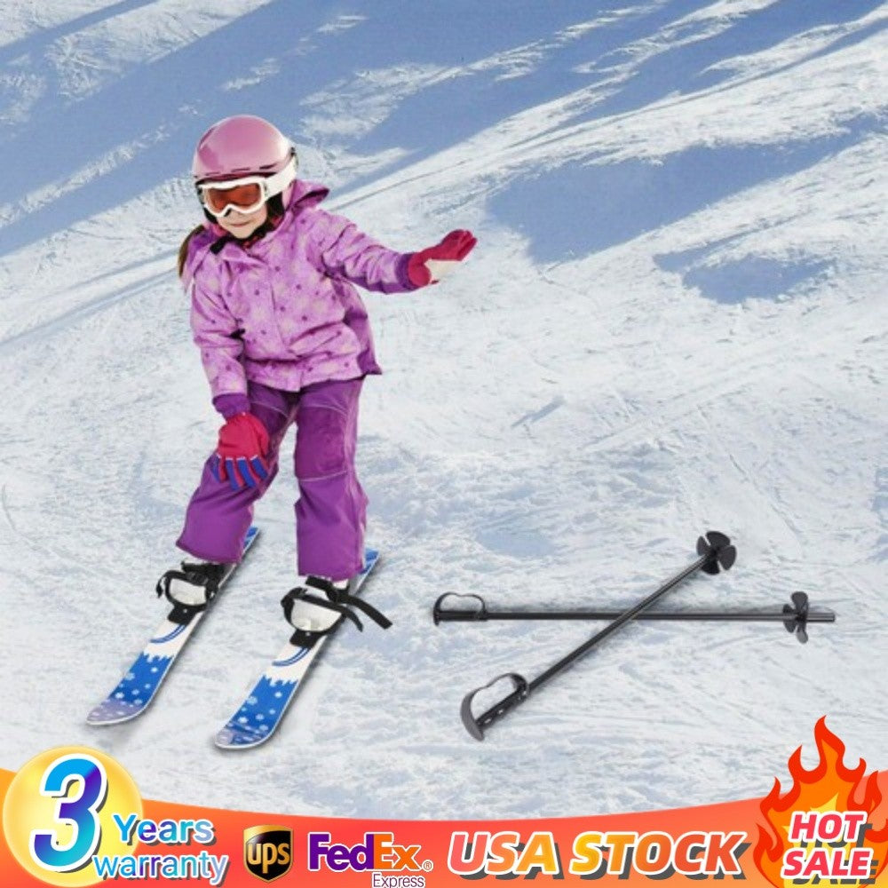 Kids Ski Set with Poles for Beginners 2-8 Years Snow Skiing Equipment