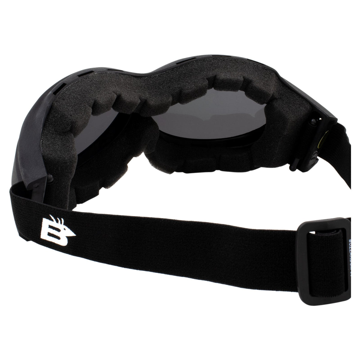 Motorcycle ATV Goggles Over Glasses Fit Anti-Fog Smoke & Yellow Lenses