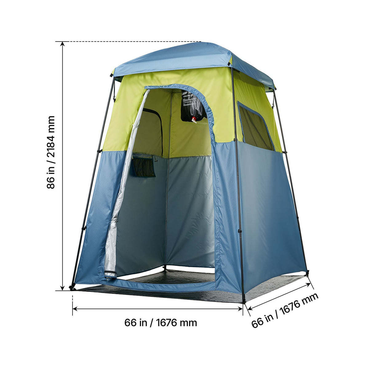 Portable Privacy Shower Tent for Camping and Outdoors