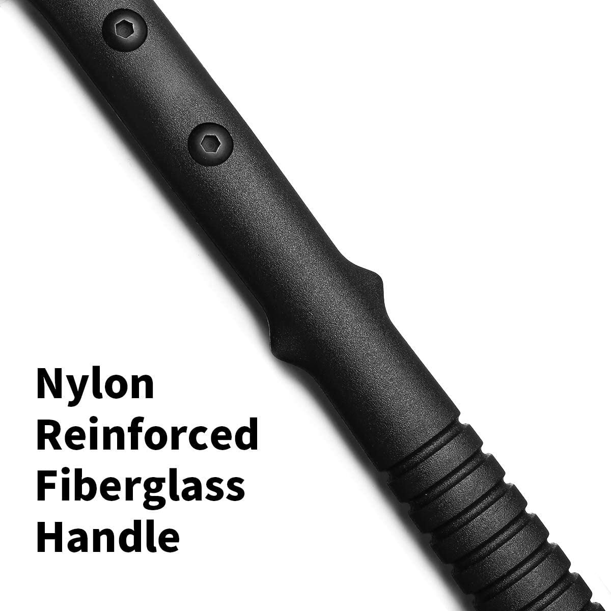 16-Inch Tactical Camping Hatchet with Nylon Fiber Handle and Sheath