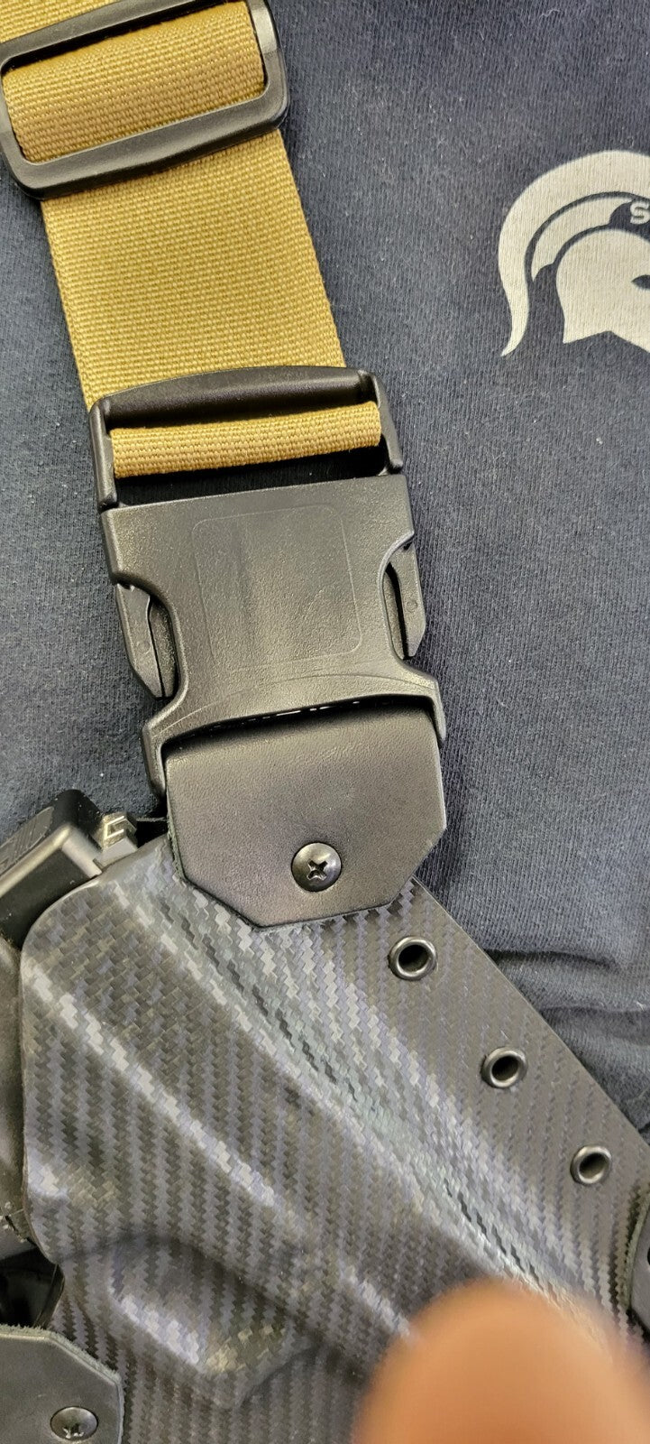 Tactical Chest Sling & Holster for Pistols - Adjustable, Ambidextrous, USA Made