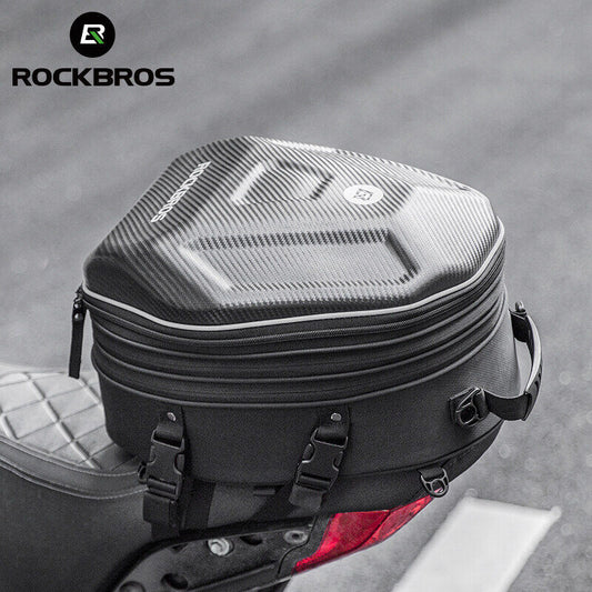 Waterproof Motorcycle Luggage Bag 35L Hard Shell Backpack