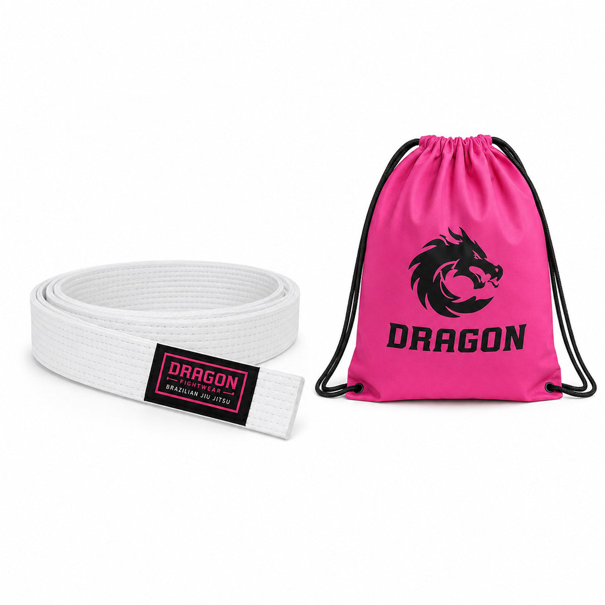 Kids Brazilian Jiu-Jitsu Gi Uniform Set with Belt & Bag - Red