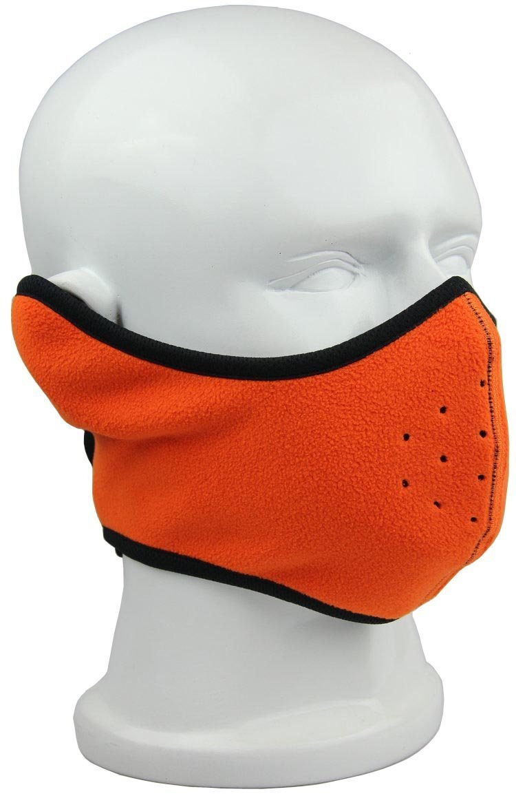 Winter Fleece Half Face Mask Windproof Ski Motorcycle Balaclava Ear Warmer