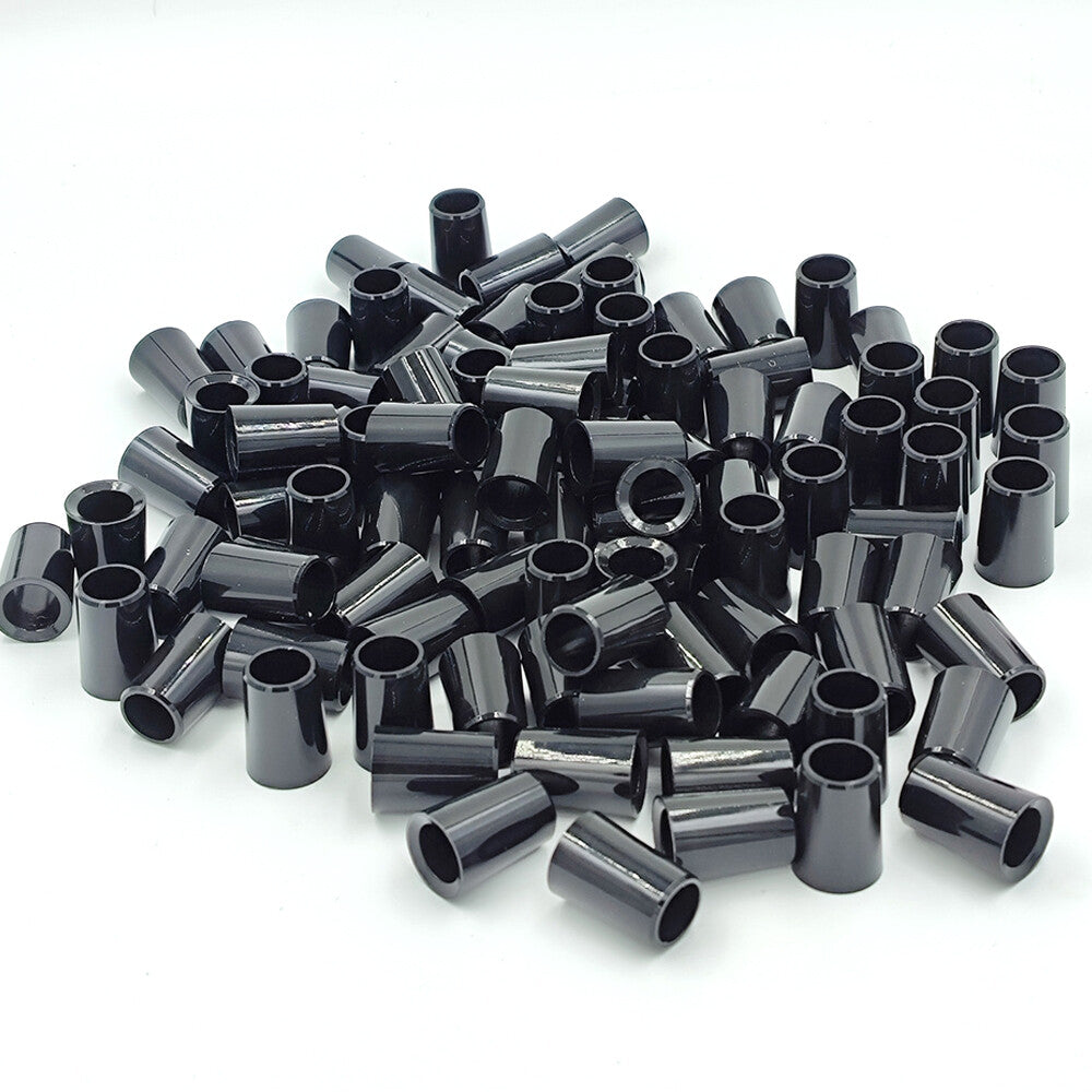 Golf Club Ferrules Black Taper Tip Iron Ferrules Set - .355 Diameter, 75 Inch Length, 530 OD, Pack of 50-500
