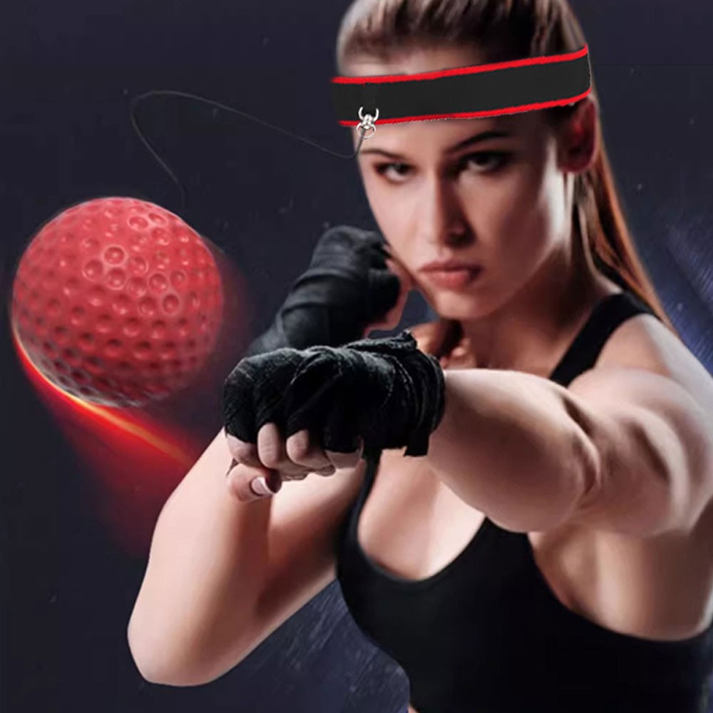 Reaction Ball with Headband for Boxing Training and Agility Improvement