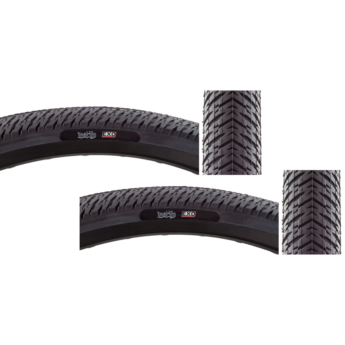 Maxxis BMX 20x1.75 Clincher Tire Pack of 2 - Lightweight, Reflective Sidewall, Dual Compound, Foldable
