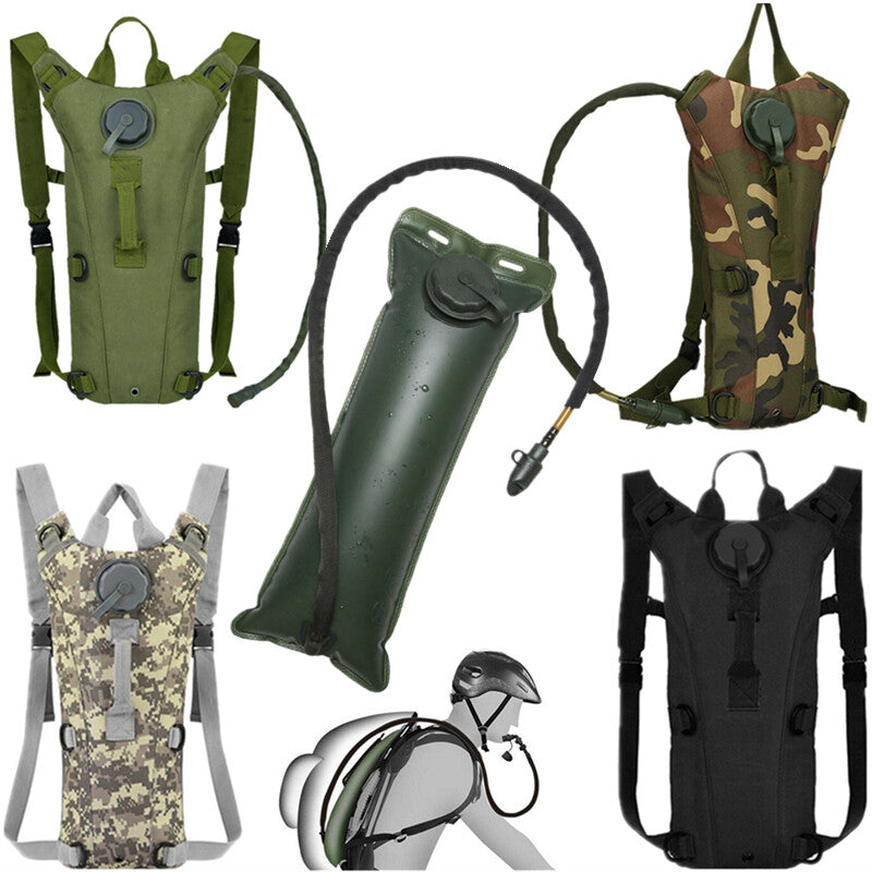 3L Hydration Backpack Water Bladder Bag for Hiking Camping Cycling Outdoor