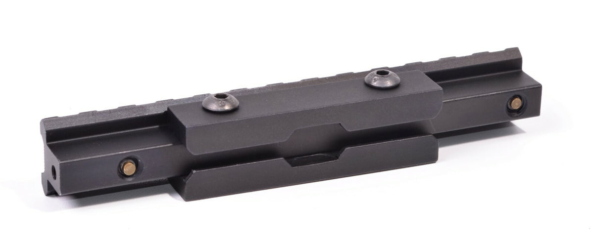 Revolver Rail for Dan Wesson Vent Rib Barrel Black Aluminum