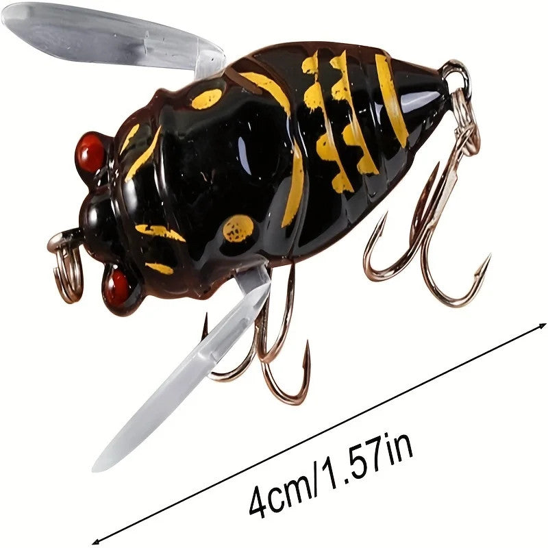 Holographic Cicada Fishing Lure 2024 Hard Bait for Freshwater & Saltwater