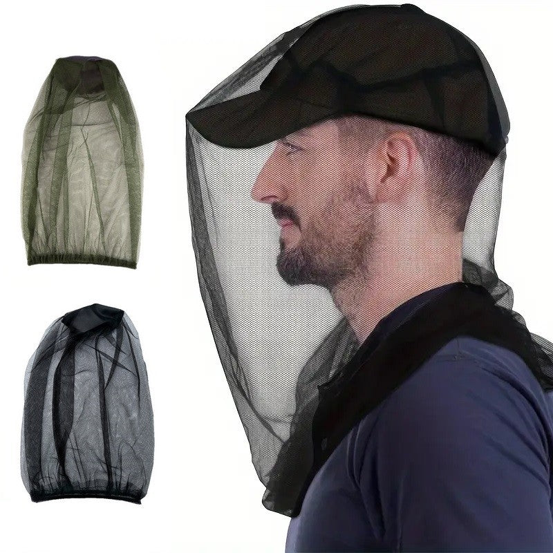 Mosquito Net Hat Mesh Insect Protection Face Mask for Hiking Camping Fishing